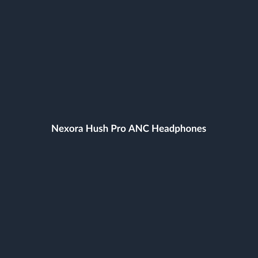 Nexora Hush Pro ANC Headphones