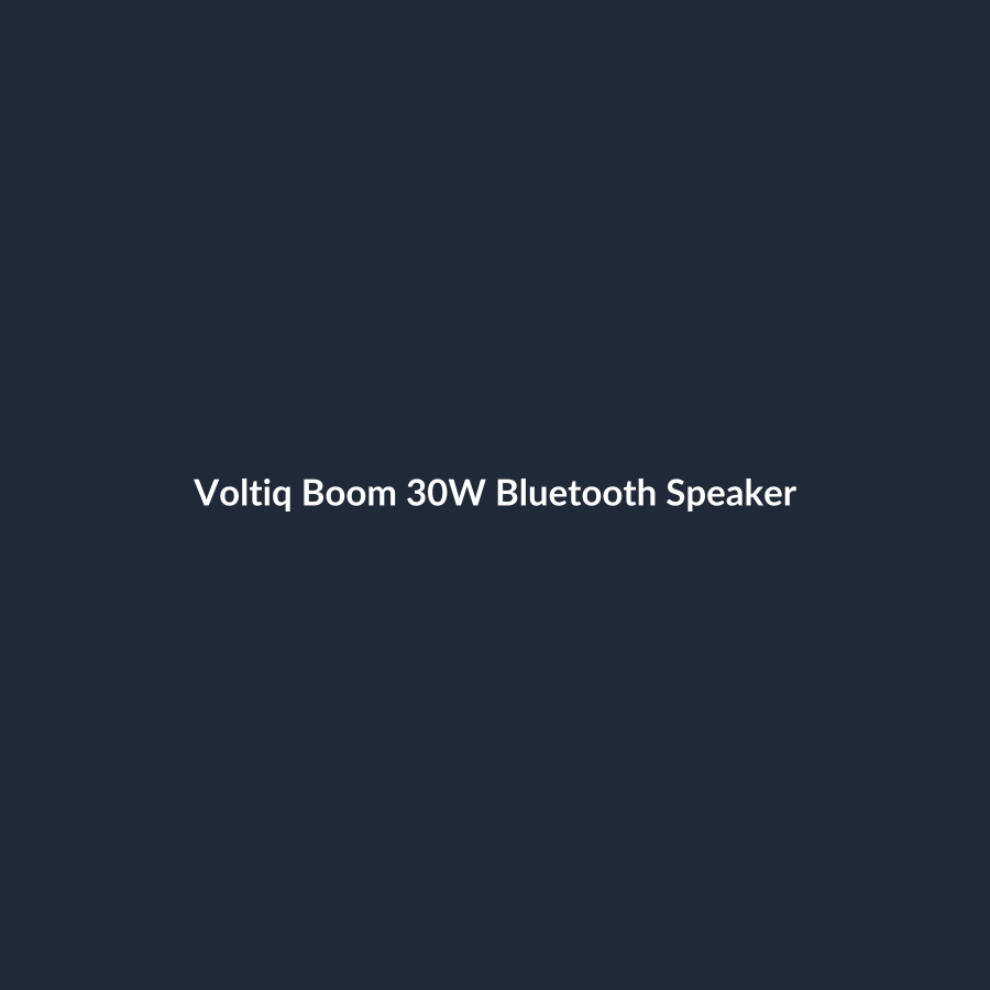 Voltiq Boom 30W Bluetooth Speaker