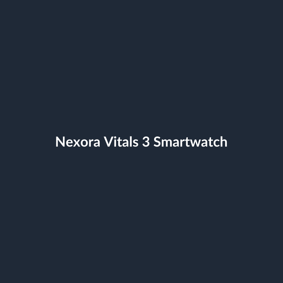 Nexora Vitals 3 Smartwatch