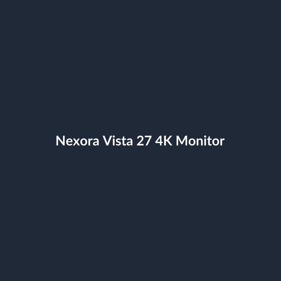 Nexora Vista 27 4K Monitor