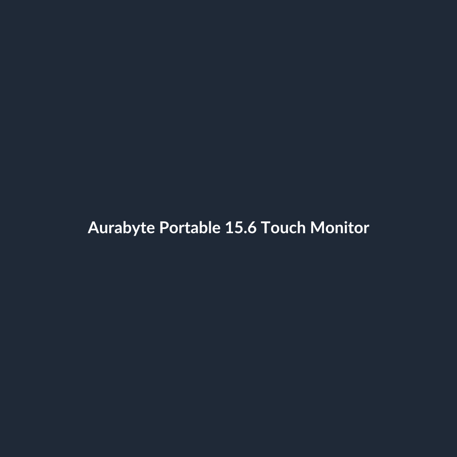 Aurabyte Portable 15.6 Touch Monitor