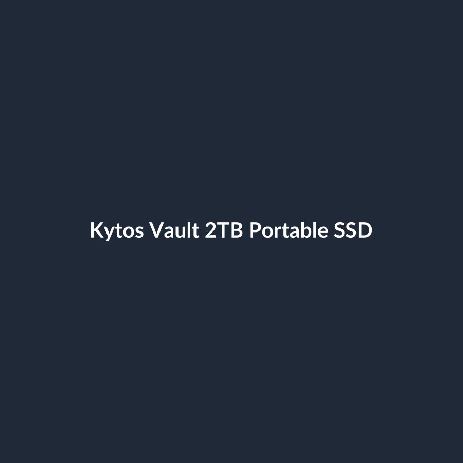 Kytos Vault 2TB Portable SSD