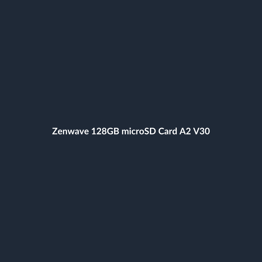 Zenwave 128GB microSD Card A2 V30