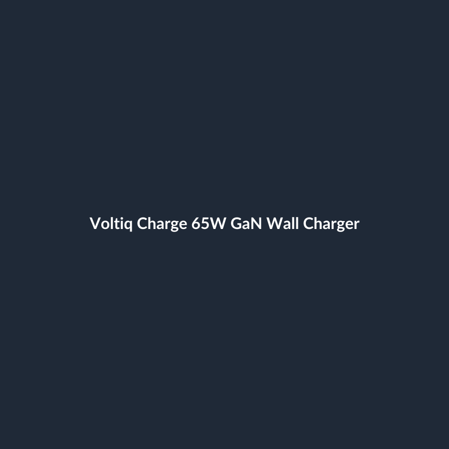 Voltiq Charge 65W GaN Wall Charger