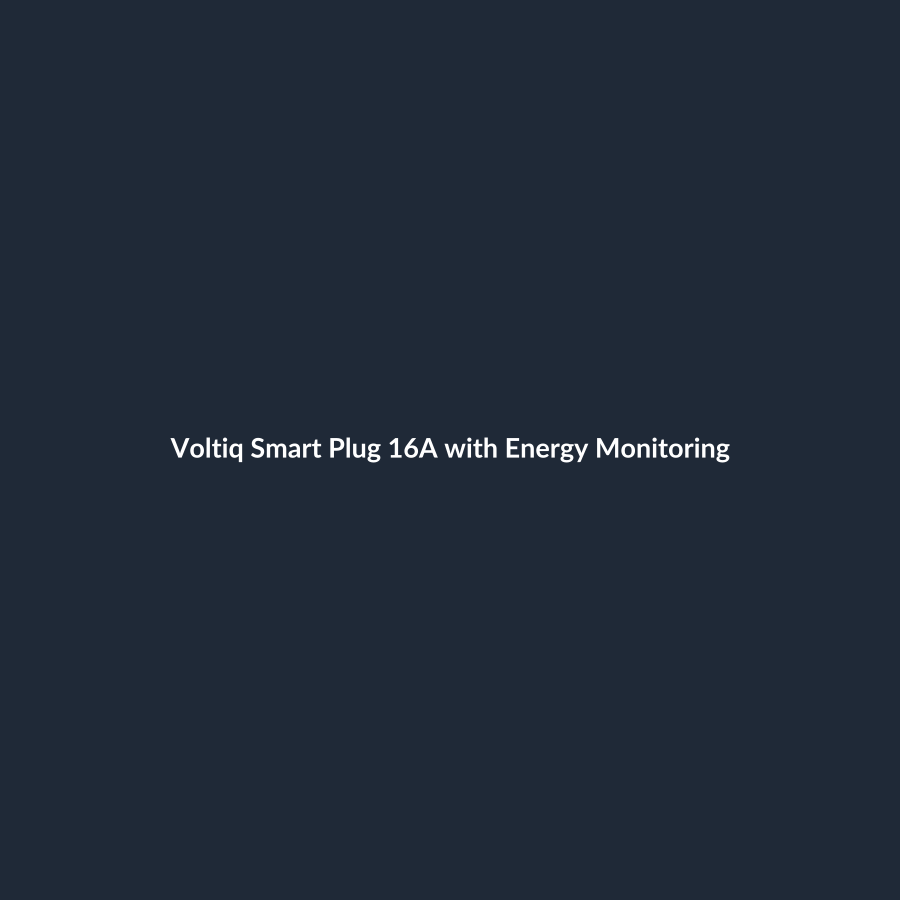 Voltiq Smart Plug 16A with Energy Monitoring